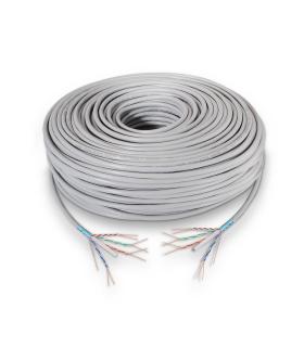 AISENS A136-0281 cable de red Gris 100 m Cat6 F UTP (FTP)