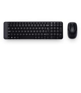 Logitech Wireless Combo MK220 teclado Ratón incluido Oficina USB Español Negro