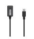 AISENS Cable USB 3.0 Prolongador Con Amplificador, Tipo A M-A H, Negro, 5.0m