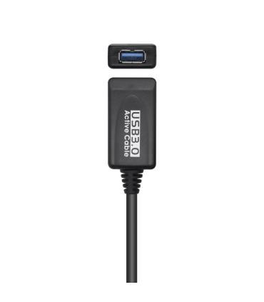 AISENS Cable USB 3.0 Prolongador Con Amplificador, Tipo A M-A H, Negro, 5.0m