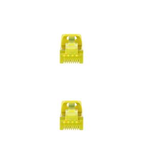 Nanocable Cable Red Latiguillo RJ45 LSZH CAT.6A SFTP AWG26, Amarillo, 30 cm