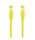 Nanocable Cable Red Latiguillo RJ45 LSZH CAT.6A SFTP AWG26, Amarillo, 30 cm