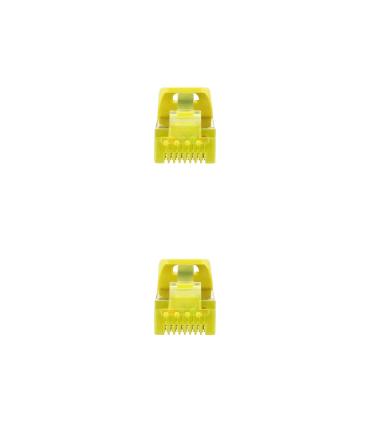 Nanocable Cable Red Latiguillo RJ45 LSZH CAT.6A SFTP AWG26, Amarillo, 30 cm