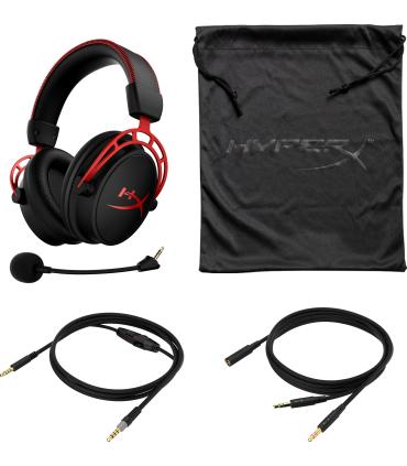 HyperX Auriculares gaming Cloud Alpha (negro-rojo)