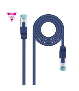 Nanocable Cable de Red Cat.7 600MHZ LSZH SFTP PIMF AWG26, Azul, 50 cm