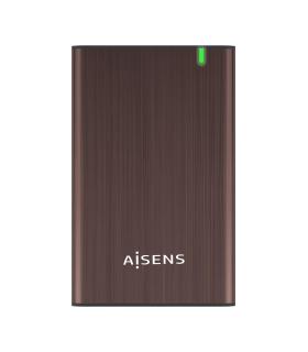 AISENS Caja Externa 2.5" ASE-2525BWN 9.5 mm SATA A USB 3.0 USB 3.1 Gen1, Marron