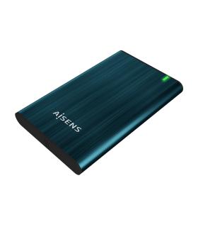 AISENS Caja Externa 2.5" ASE-2525PB 9.5 mm SATA A USB 3.0 USB 3.1 Gen1, Azul Pacifico