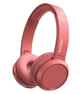 Philips 4000 series TAH4205RD 00 auricular y casco Auriculares Inalámbrico Diadema Llamadas Música USB Tipo C Bluetooth Rojo