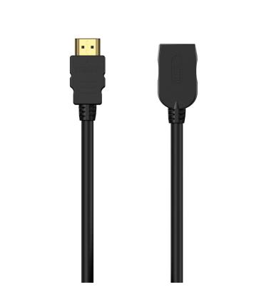 AISENS Cable HDMI V2.0 Prolongador Premium Alta Velocidad   Hec 4K@60Hz 18Gbps, A M-A H, Negro, 1.0M