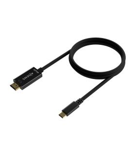 AISENS Cable Conversor USB-C A HDMI 4K@30Hz, USB-C M-HDMI M, Negro, 1.8M