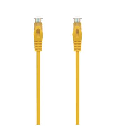 AISENS Cable de Red Latiguillo RJ45 LSZH Cat.6A 500 Mhz UTP AWG24, Amarillo, 0.5M