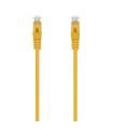 AISENS Cable de Red Latiguillo RJ45 LSZH Cat.6A 500 Mhz UTP AWG24, Amarillo, 1.0M