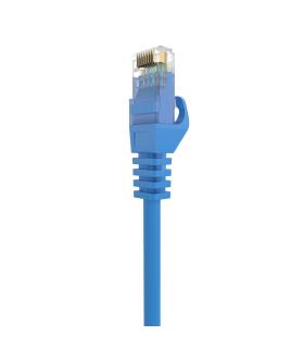 AISENS Cable de Red Latiguillo RJ45 LSZH Cat.6A 500 Mhz UTP AWG24, Azul, 30CM