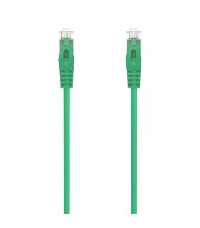 AISENS Cable de Red Latiguillo RJ45 LSZH Cat.6A 500 Mhz UTP AWG24, Verde, 1.0M