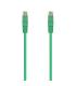 AISENS Cable de Red Latiguillo RJ45 LSZH Cat.6A 500 Mhz UTP AWG24, Verde, 1.5M