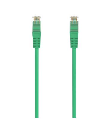 AISENS Cable de Red Latiguillo RJ45 LSZH Cat.6A 500 Mhz UTP AWG24, Verde, 1.5M