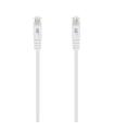 AISENS Cable de Red Latiguillo RJ45 LSZH Cat.6A 500 Mhz UTP AWG24, Blanco, 30CM