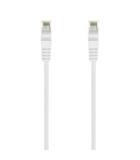 AISENS Cable de Red Latiguillo RJ45 LSZH Cat.6A 500 Mhz UTP AWG24, Blanco, 1.5M