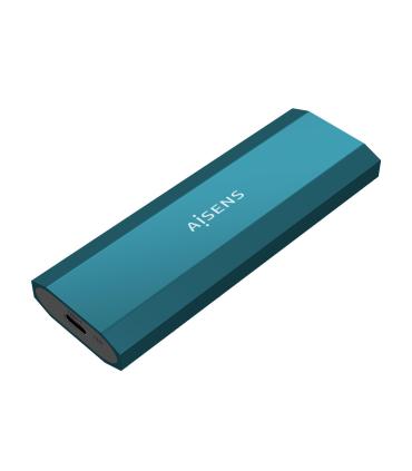 AISENS Caja Externa M.2 (NGFF) ASM2-019BLU SATA NVMe a Usb3.1 Gen2, Azul