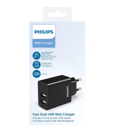 Philips DLP2610 12 cargador de dispositivo móvil GPS, Smartphone, Tableta Negro Corriente alterna Carga rápida Interior