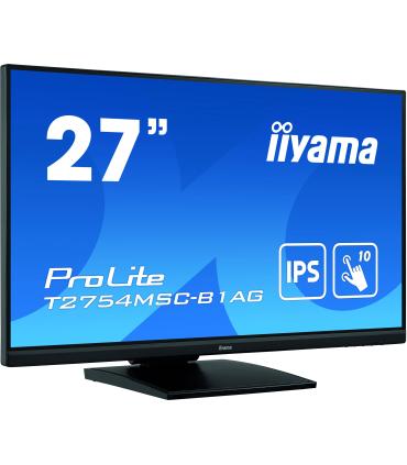 iiyama ProLite T2754MSC-B1AG pantalla para PC 68,6 cm (27") 1920 x 1080 Pixeles Full HD LED Pantalla táctil Multi-usuario Negro