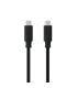 Nanocable Cable USB 3.1 Gen2 10Gbps 5A, 4K 60Hz, USB-C M-USB-C M, Negro, 2 m