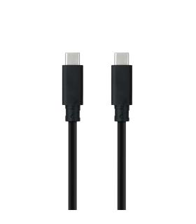 Nanocable Cable USB 3.1 Gen2 10Gbps 5A, 4K 60Hz, USB-C M-USB-C M, Negro, 2 m