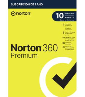 Norton 360 Premium Seguridad de antivirus Base Español 1 licencia(s) 1 año(s)