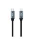 Nanocable Cable USB 3.2 Gen2x2 20Gbps 5A 100W 4K 60Hz USB-C M-USB-C M, 1 m