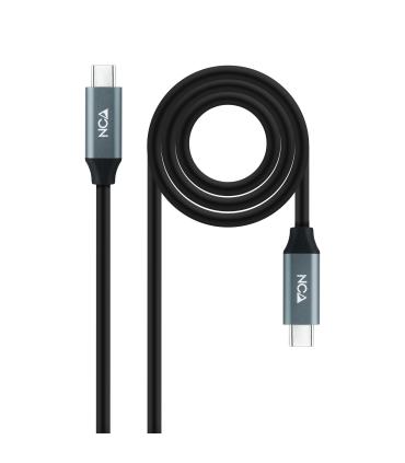 Nanocable Cable USB 3.2 Gen2x2 20Gbps 5A 100W 4K 60Hz USB-C M-USB-C M, 1 m