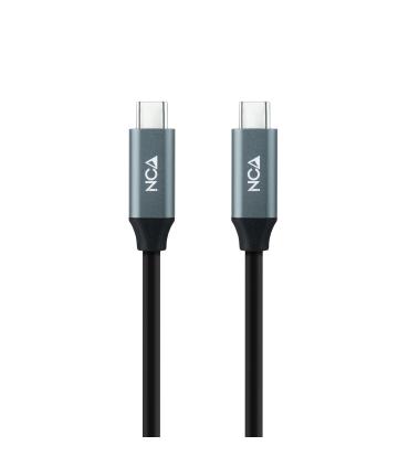 Nanocable Cable USB 3.2 Gen2x2 20Gbps 5A 100W 4K 60Hz USB-C M-USB-C M, 1 m