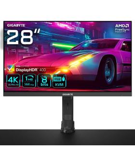 GIGABYTE M28U 28" Monitor de Juego 4K UHD Edición Brazo - 3840 x 2160, 144Hz, 1ms, 250 cd m², FreeSync Premium Pro, Display