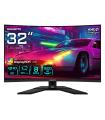 GIGABYTE M32QC 31.5" Monitor de Juego Curvo QHD - 2560 x 1440, 1500R, 165Hz, 1ms, 350 cd/m², FreeSync Premium Pro, Display