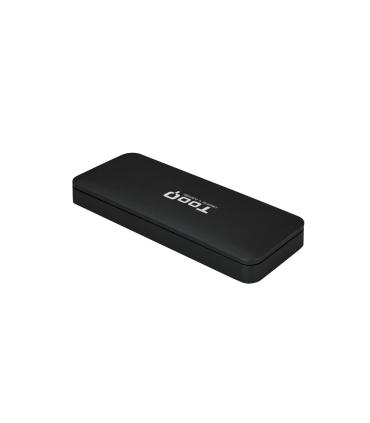 TooQ TQE-2280B caja para disco duro externo Caja externa para unidad de estado sólido (SSD) Negro M.2