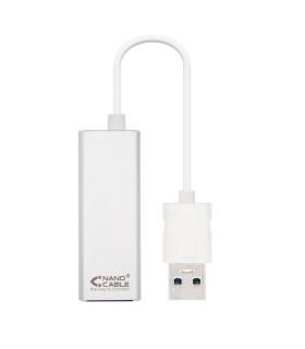 Nanocable USB 3.0 RJ-45, 0.15m tarjeta y adaptador de interfaz