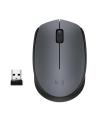 Logitech M170 Grey-K ratón Oficina Ambidextro RF inalámbrico Óptico 1000 DPI