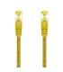 AISENS Cable De Red Latiguillo RJ45 LSZH Cat.7 600 MHz S FTP PIMF AWG26, Amarillo, 2.0 m