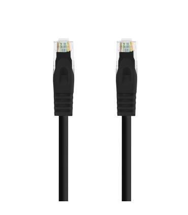 Nanocable Cable de red latiguillo RJ45 LSZH Cat.6A UTP AWG24, Negro, 1.0m