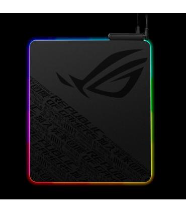 ASUS ROG Balteus Qi Alfombrilla de ratón para juegos Negro