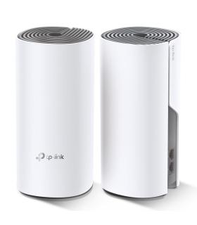 TP-Link Deco E4 (2-pack) Doble banda (2,4 GHz   5 GHz) Wi-Fi 5 (802.11ac) Blanco, Gris Interno