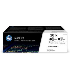 HP Paquete de 2 cartuchos de tóner negro Originales LaserJet 201X de alta capacidad