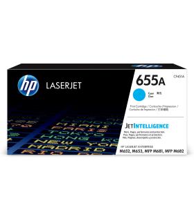 HP Cartucho de tóner Original LaserJet 655A cian