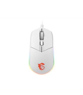 MSI CLUTCH GM11 WHITE ratón Juego Ambidextro USB tipo A Óptico 5000 DPI