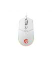 MSI CLUTCH GM11 WHITE ratón Juego Ambidextro USB tipo A Óptico 5000 DPI