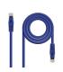 Nanocable Cable de red latiguillo RJ45 LSZH Cat.6A UTP AWG24, Azul, 2.0m