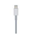 AISENS Cable USB 2.0 USB-С A Lightning PD 2A, Lightning/M-USB-С/M, Blanco, 2.0m