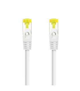 Nanocable Cable de red latiguillo RJ45 LSZH Cat.6A SFTP AWG26, Blanco, 1.0 m