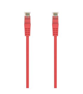 AISENS Cable de Red Latiguillo RJ45 LSZH Cat.6A 500 Mhz UTP AWG24, Rojo, 1.5M