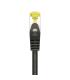 AISENS Cable De Red Latiguillo RJ45 LSZH Cat.7 600 MHz S FTP PIMF AWG26, Negro, 0.5 m