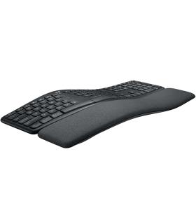 Logitech Ergo K860 teclado Oficina RF Wireless + Bluetooth Español Grafito